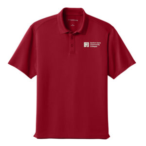 EICC Port Authority Men Wearever Performance Pique Polo-Rich Red