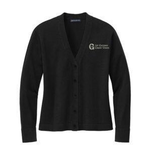 1st Gateway Brooks Brothers Women’s Cotton Stretch Cardigan Sweater-Black