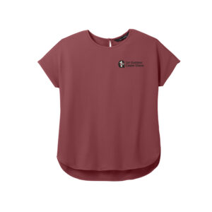 1st Gateway Mercer Mettle Women’s Stretch Crepe Crew-Rosewood