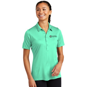 1st Gateway Sport-Tek Ladies Posi-UV Pro Polo-Bright Seafoam