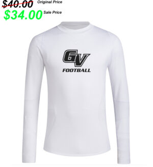 GV FB Gear Adidas Men’s Techfit Cold Ready Long Sleeve – White