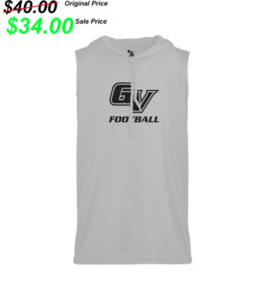 GV FB Gear Badger B-Core Sleeveless Hood Tee Men-Silver