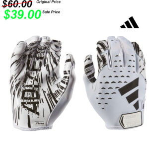 GV FB Gear adidas Adizero 5-Star 13.0 Football Gloves WHITE/Black