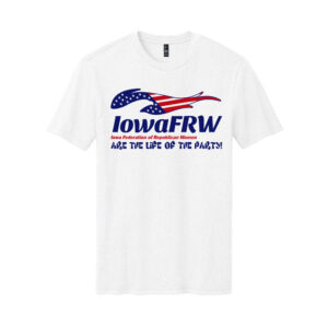 Iowa FRW Unisex Premium Short Sleeve Tee-White