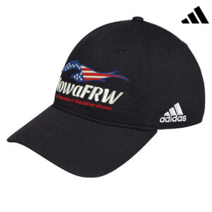 Iowa FRW Adidas washed performance slouch cap – BLACK