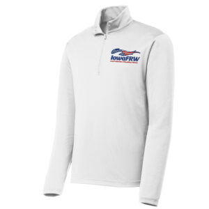 Iowa FRW Sport Tek Posicharge Competitor 1/4 Zip Pullover Men-White