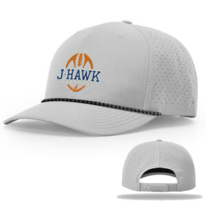 J Hawk Fb Caps Richardson Laser PERF Performance Rope Cap-Silver/ Black