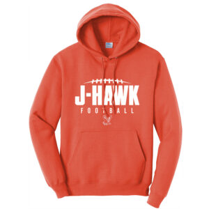J Hawk FB Unisex Fleece Hooded Sweatshirt-Orange