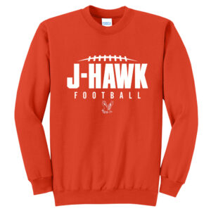J Hawk FB Unisex Fleece Crewneck Sweatshirt-Orange