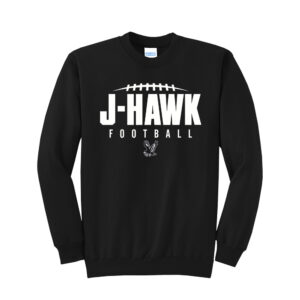 J Hawk FB Unisex Fleece Crewneck Sweatshirt-Black