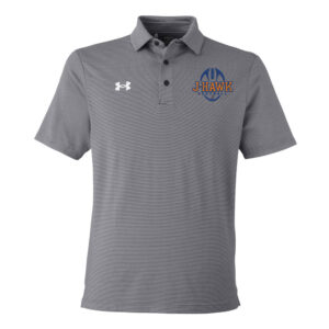 J Hawk FB Under Armour DRIVE Team Stripe Premium Polo – BLACK
