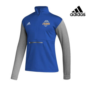 J Hawk FB Adidas Team Issue color block 1/4 zip pullover -Team Royal/Grey