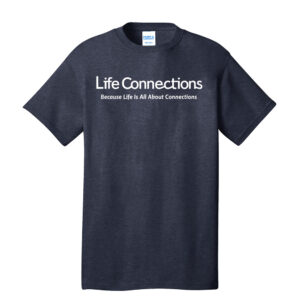 Life Connections Unisex Short Sleeve Tee-Heather Navy