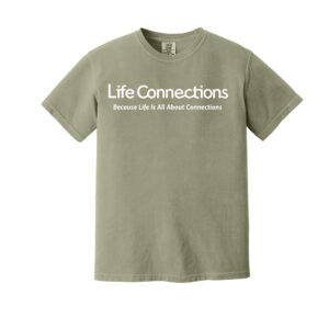Life Connections Unisex Comfort Colors Pigment Dyed Short Sleeve Shirt-Sandstone