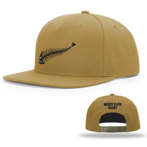 Muddy River Rugby Richardson Pinch Front Structured Snapback Cap-Biscuit