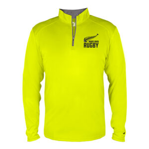 Muddy River Rugby B-Core 1/4 Zip Men-Safety Yellow/Graphite