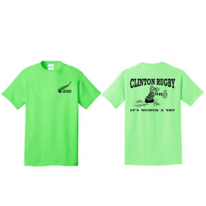 Muddy River Rugby Unisex Short Sleeve Tee-Neon Green