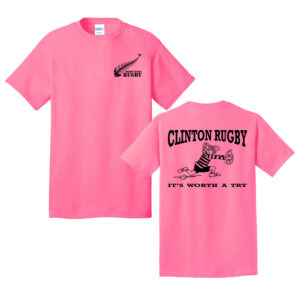 Muddy River Rugby Unisex Short Sleeve Tee-Neon Pink