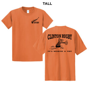 Muddy River Rugby Tall Cotton Essential T-Shirt 3XL-Orange Sherbert (3XLT ONLY)