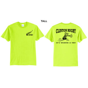 Muddy River Rugby Tall Cotton Short Sleeve Tee-Safety Green