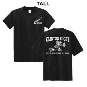 Muddy River Rugby Tall Cotton Short Sleeve Tee-Black