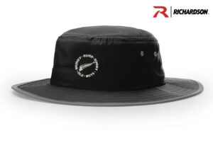 Muddy River Rugby Richardson Wide Brim Sun Hat-Black