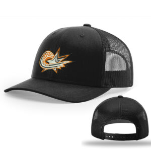 MSP Stars SB Richardson Pro Mesh Adjustable Trucker Cap Solid- Black