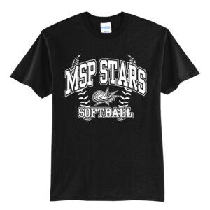 MSP Stars SB Unisex Basic Short Sleeve Tee-Black
