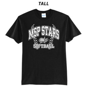 MSP Stars SB Tall Short Sleeve Tee-Black