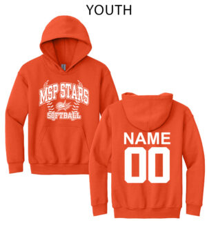 MSP Stars SB Youth Hooded Sweasthirt-Orange