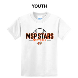 MSP Stars SB Youth Short Sleeve Tee-White