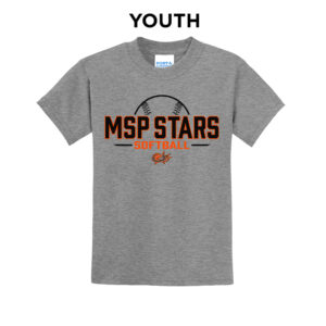 MSP Stars SB Youth Short Sleeve Tee-Grey