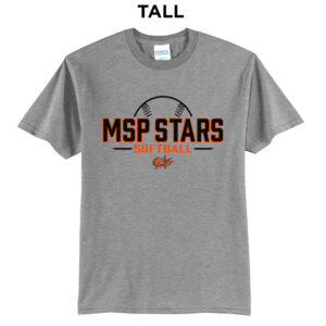 MSP Stars SB Tall short Sleeve Tee-Grey