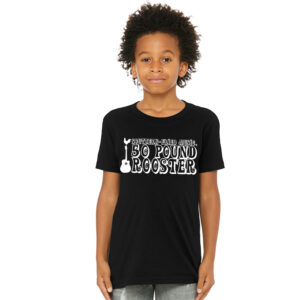 50 Pound Rooster Band Youth Premium Short Sleeve Tee-Black
