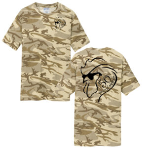50 Pound Rooster Band Unisex Core Cotton Camo Tee-Desert Camo