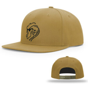 50 Pound Rooster Band Richardsonn Pinch Front Structured Snapback Cap-Biscuit