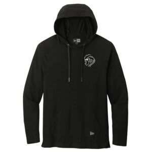 50 Pound Rooster Band New Era Tri Blend 4oz lightweight hoodie Men-Black