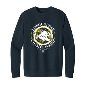 Piranhas Swim Unisex District Fleece Crew-new Navy