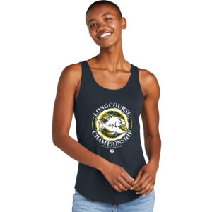 Piranhas Swim District Women’s Perfect Tri Relaxed Tank-New Navy