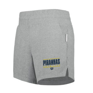 Piranhas Swim Holloway Ladies Ventura Soft Knit Shorts-Grey Heather
