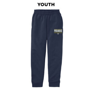 Piranhas Swim Youth Core Fleece Jogger-Navy