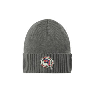 QC British Auto Club Port Authority Rib Knit Cuff Beanie-Deep Smoke EMBROIDERY