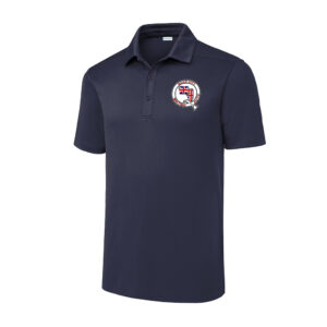 QC British Auto Club Sport-Tek Men Posi-UV Pro Polo – navy SCREEN PRINT