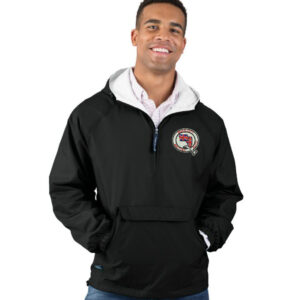 QC British Auto Club Charles River Classic Solid Pullover Adult-Black EMBROIDERY