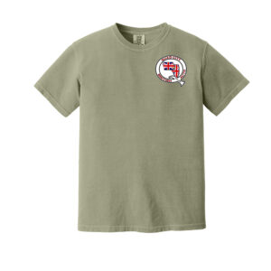 QC British Auto Club Unisex Comfort Colors Pigment Dyed Short Sleeve Shirt-Sandstone SCREEN PRINT