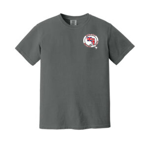 QC British Auto Club Unisex Comfort Colors Pigment Dyed Short Sleeve Shirt-Pepper SCREEN PRINT