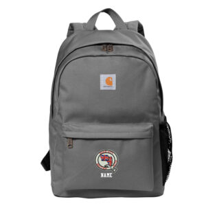 QC British Auto Club Carhartt Canvas Backpack-Grey EMBROIDERY