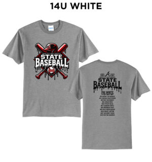 Knights State BB Unisex Short Sleeve Tee-Athletic Heather 14U WHITE