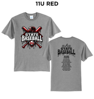 Knights State BB Unisex Short Sleeve Tee-Athletic Heather 11U RED