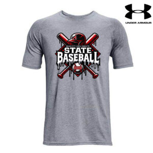 Knights State BB Under Armour Athletics soft cotton blend T-shirt Men-Steel Grey